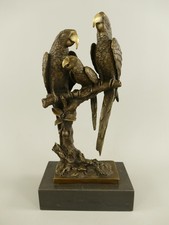 Schöne bronzefigur papageienf gebraucht kaufen Schöne bronzefigur papageienf gebraucht kaufen  Münster