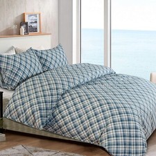Usado, Conjunto de roupa de cama queen size NTBAY algodão lavado 3 peças: 1 capa de edredom + 2 fronhas comprar usado  Enviando para Brazil