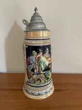 Bierkrug liter deckel gebraucht kaufen  Wolnzach
