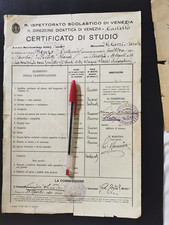 Pagella venezia 1939 usato  Casale sul Sile