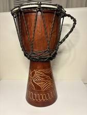 Djembe drum carved for sale  Watsonville