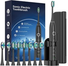 Cepillo de dientes eléctrico sónico mejorado Rtauys S5 para adultos y niños de 12+ años con 8 segunda mano  Embacar hacia Mexico