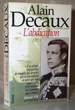 Abdication alain decaux d'occasion  Athis-Mons