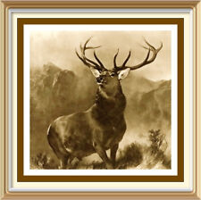 Antique landseer print for sale  CANNOCK