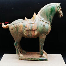 Estátua chinesa da riqueza do zodíaco cavalo de guerra cerâmica Sancai da dinastia Tang coleção 8,1" comprar usado  Enviando para Brazil