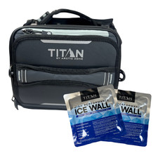 Usado, Lancheira expansível Titan com pacotes de gelo – Preta comprar usado  Enviando para Brazil