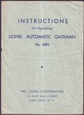 lionel automatic gateman for sale lionel automatic gateman for sale Hartford
