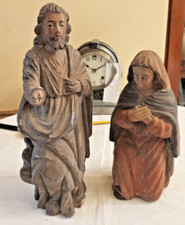Coppia sculture legno usato  Spadafora