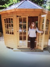 Octagonal cedar wood for sale  HEREFORD