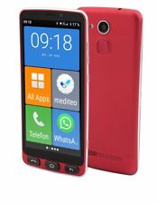 Olympia Senior Smartphone Android 16Gb Telefon komórkowy Telefon dla seniorów Telefon dla seniorów Czerwony na sprzedaż  Wysyłka do Poland