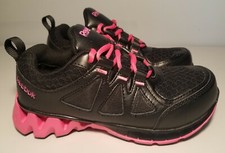 NWOB Reebok Damskie Zigtech buty robocze comp toe RB330 Rozmiar 6.5 M czarne różowe na sprzedaż NWOB Reebok Damskie Zigtech buty robocze comp toe RB330 Rozmiar 6.5 M czarne różowe na sprzedaż  Wysyłka do Poland