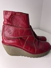 Fly london red for sale  LIVERPOOL