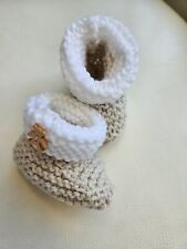 Hand knitted booties for sale  LEEDS