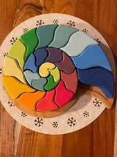 Goki amonit holzpuzzle gebraucht kaufen  Holzkirchen