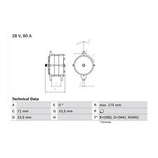 Cashback bosch alternator for sale  BIRMINGHAM