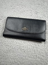 Coach black leather for sale  Long Beach
