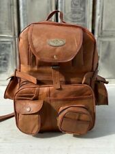 Leder tasche rucksack gebraucht kaufen  Langenlonsheim