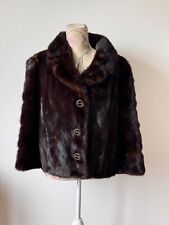 Brown real mink for sale  UK