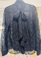 Black lace pussybow for sale  NORTHAMPTON
