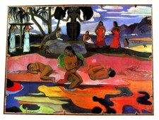 Gauguin mahana atua usato  Napoli