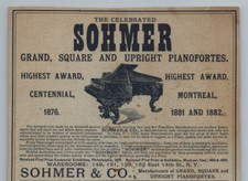 1880s 1884 sohmer for sale  Apollo Beach