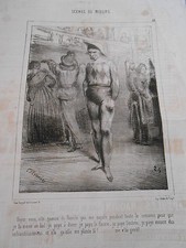 Litho caricature 1845 d'occasion  La Verpillière