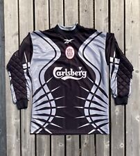 1999-00 Liverpool Goleiro GK Reebok Kit Camisa Vintage Jersey Tamanho P (34/36) comprar usado  Enviando para Brazil