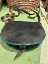Vintage green leather for sale  CLECKHEATON