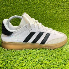 Tênis Adidas Samba RM Masculino Tamanho 7 Branco Preto Goma Couro Atlético comprar usado  Enviando para Brazil