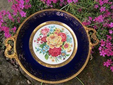 Assiette vintage porcelaine d'occasion  Luxeuil-les-Bains