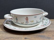 Usado, Villeroy & Boch American Sampler tigela de sopa com prato de pires (1 tigela e prato) comprar usado  Enviando para Brazil