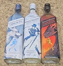 Johnnie Walker Black Label Game Of Thrones 750ml garrafas lote vazio de 3 gelo de fogo comprar usado Johnnie Walker Black Label Game Of Thrones 750ml garrafas lote vazio de 3 gelo de fogo comprar usado  Enviando para Brazil