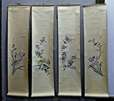 Antique kakejiku handpainted for sale  Lincoln