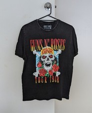 Camiseta Guns N Roses TOUR 1988 Caveira Ossa Cruzada Tamanho G em Bom Estado  comprar usado  Enviando para Brazil