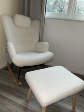 Schaukelstuhl teddystoff ptik gebraucht kaufen  Olching