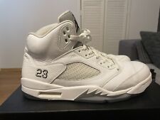 Nike Air Jordan Retro 5 White Metallic Silver 2015 11,5 na sprzedaż  PL