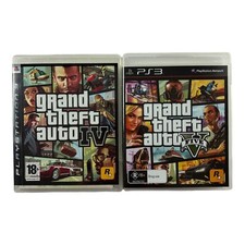 Grand Theft Auto IV & V GTA4 & 5 PS3 Rockstar com manuais e mapas frete grátis comprar usado  Enviando para Brazil