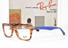 Óculos Ray-Ban autêntico marrom azul Havana Wayfarer 50-17-140 5228 5799 comprar usado  Enviando para Brazil