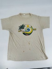 Camisa turística vintage anos 80 Florida Sunshine State Surf Waves tamanho XL, usado comprar usado  Enviando para Brazil