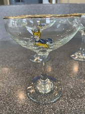 Vintage babycham glasses for sale  LOUGHBOROUGH