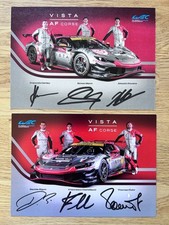 AF Corse Ferrari 2 hand signed cards, używany na sprzedaż  PL