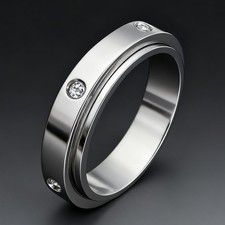 Edelstahl ring herren gebraucht kaufen  Berlin