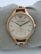 EMPORIO ARMANI RELÓGIO AURORA FEMININO AR11055 OURO AÇO INOXIDÁVEL GENUÍNO comprar usado  Enviando para Brazil