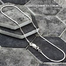 Pulseira de tornozelo de prata esterlina 925 real corte diâmetro tornozeleira cobra 9" 10" 11" 12", usado comprar usado  Enviando para Brazil