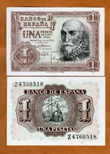 Espanha, 1 peseta, 1953, P-144, UNC Álvaro de Bazan, usado comprar usado  Enviando para Brazil