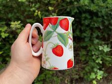 Jug ceramic strawberry for sale  WORCESTER