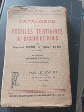 Livre catalogue fossiles d'occasion  Cerisiers