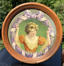 Round antique beveled for sale  Urbana