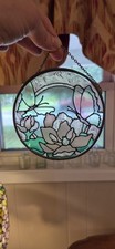 Vtg round stained for sale  Decatur